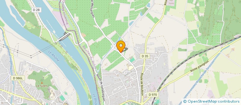 localisation de l'entreprise GETRA  TARASCON