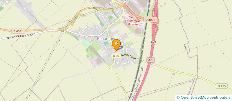 localisation de l'entreprise GETRAP à HENIN-BEAUMONT