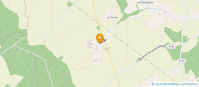 localisation de l'entreprise GETREAU - GRELET  CELLE-LEVESCAULT