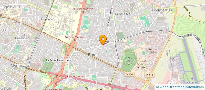 localisation de l'entreprise GETREPT  BRON