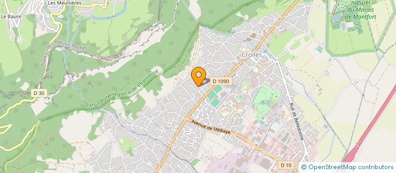 localisation de l'entreprise GETTI  CROLLES