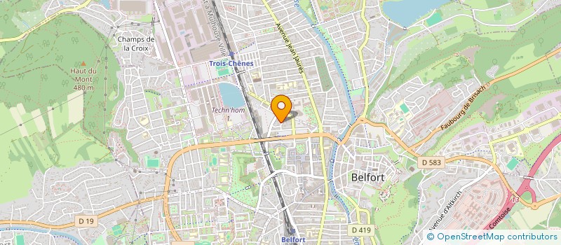 localisation de l'entreprise GETTY 1  BELFORT