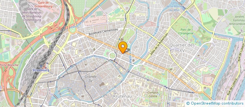 localisation de l'entreprise GETTYGO S.A.S.  STRASBOURG