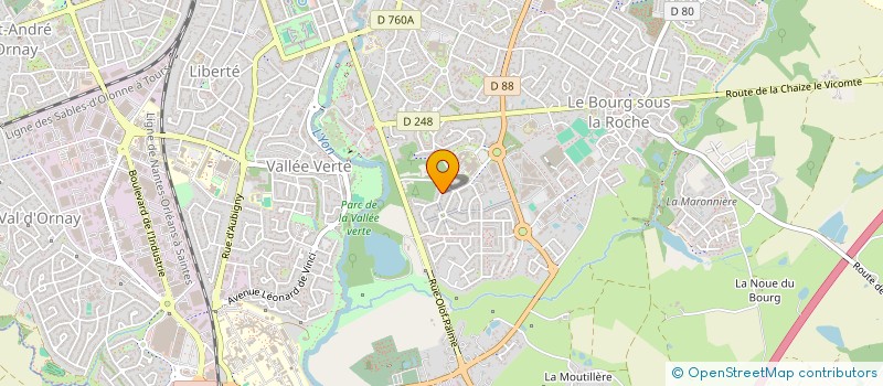 localisation de l'entreprise GETUDES à LA ROCHE-SUR-YON