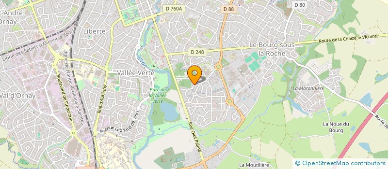 localisation de l'entreprise GETUDES GROUPE à LA ROCHE-SUR-YON