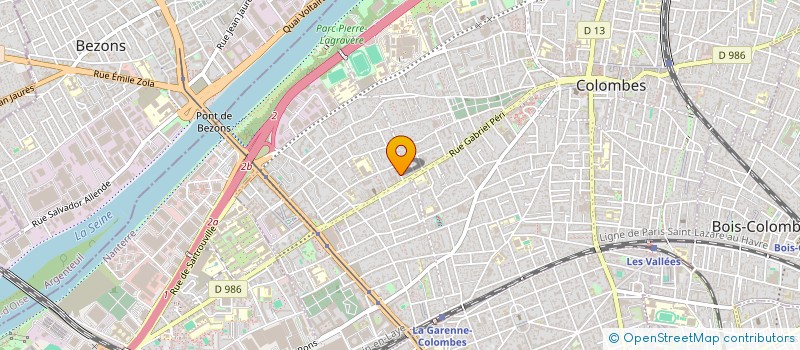 localisation de l'entreprise GETURBRUCK à COLOMBES