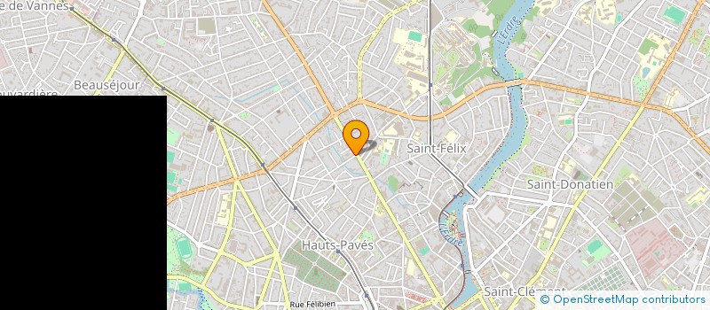 localisation de l'entreprise GETWET à NANTES