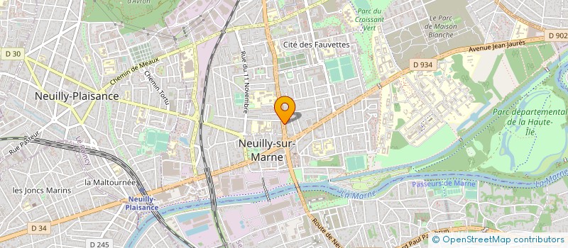 localisation de l'entreprise GETY D.E.S. à NEUILLY-SUR-MARNE