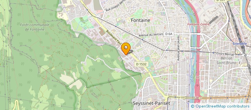 localisation de l'entreprise GEV AUTO  FONTAINE