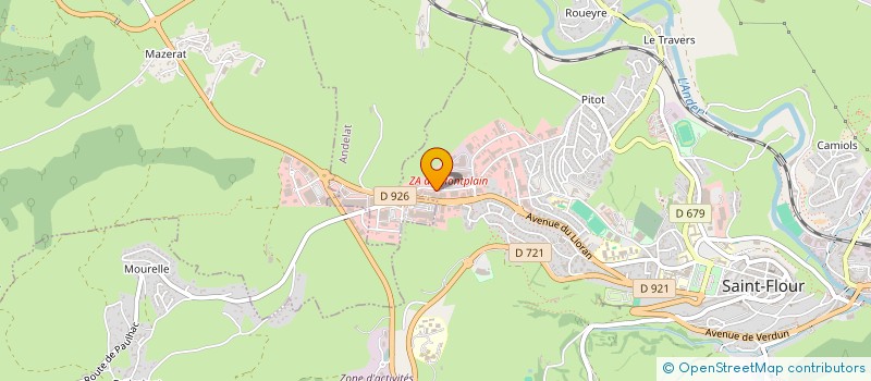 localisation de l'entreprise GEV INVESTISSEMENTS ET CONSEIL à NEUVEGLISE-SUR-TRUYERE