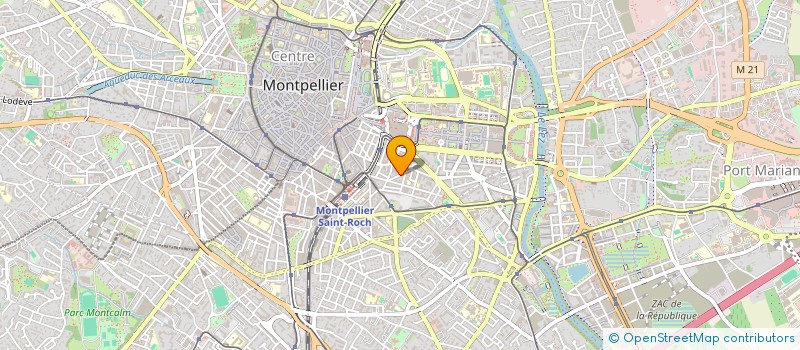 localisation de l'entreprise GEVA à MONTPELLIER