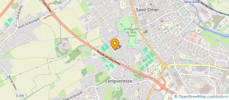 localisation de l'entreprise GEVADE  LONGUENESSE