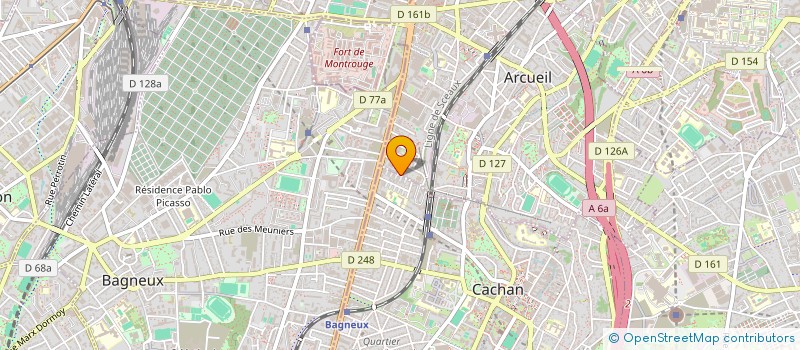 localisation de l'entreprise GEVAL  ARCUEIL