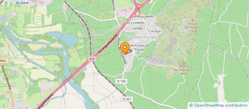 localisation de l'entreprise GEVAUDAN IMMOBILIER  FOURNES