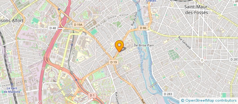 localisation de l'entreprise GEVECO à CRETEIL