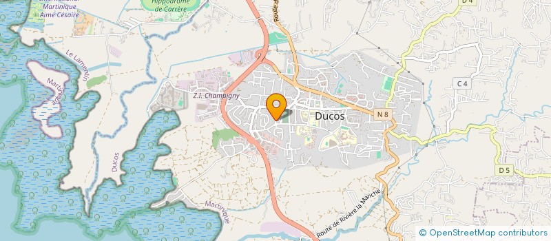 localisation de l'entreprise GEVELEC à DUCOS