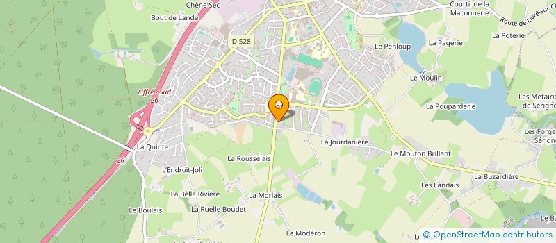 localisation de l'entreprise GEVEN  LIFFRE