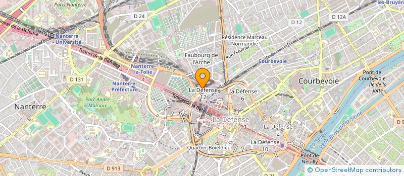 localisation de l'entreprise GEVERS & ORES à PUTEAUX