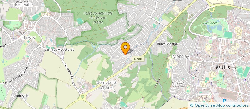 localisation de l'entreprise GEVI  GOMETZ-LE-CHATEL