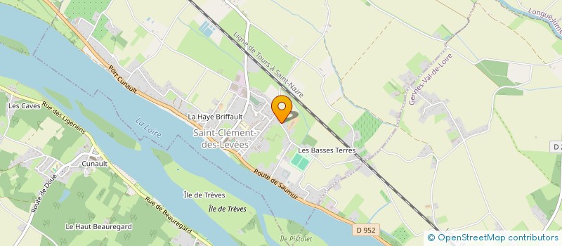 localisation de l'entreprise GEVI  SAINT-CLEMENT-DES-LEVEES