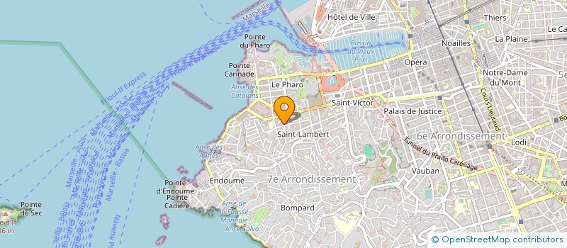 localisation de l'entreprise GEVICO à MARSEILLE