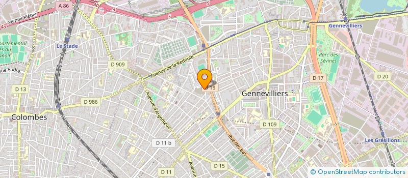 localisation de l'entreprise GEVIRORN CONSULTING à ASNIERES-SUR-SEINE