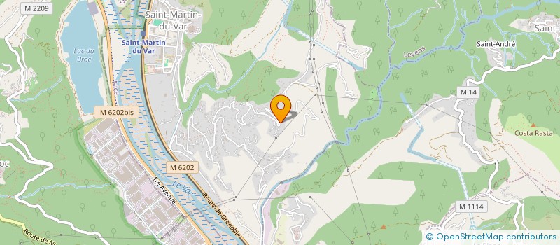 localisation de l'entreprise GEVO  SAINT-MARTIN-DU-VAR