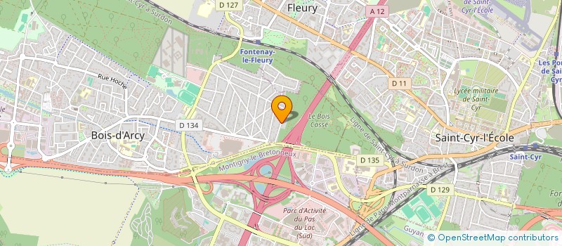 localisation de l'entreprise GEVORGYAN'S INVEST  BOIS-D'ARCY