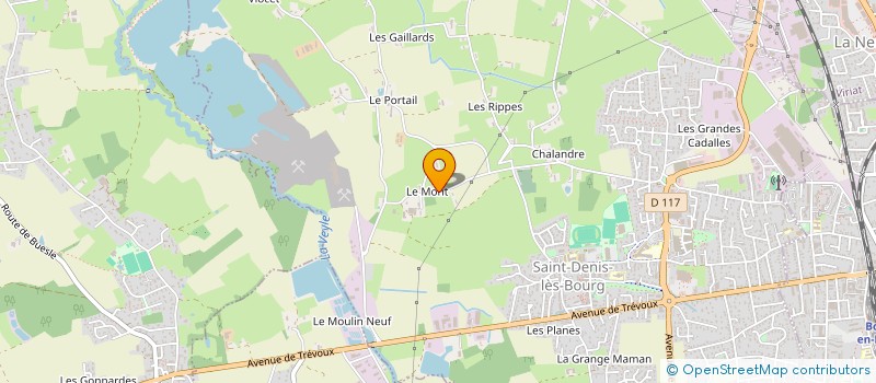 localisation de l'entreprise GEVR DES AINBIO à SAINT-DENIS-LES-BOURG