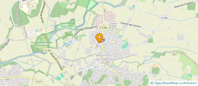 localisation de l'entreprise GEVTUG à BEAUMONT-LES-VALENCE