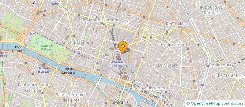 localisation de l'entreprise GEVY à PARIS