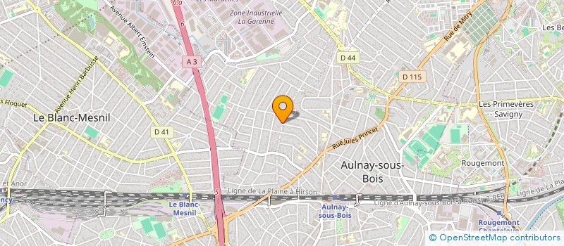 localisation de l'entreprise GEWIMMO à AULNAY-SOUS-BOIS