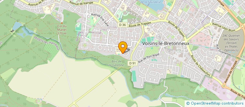 localisation de l'entreprise GEX CONSULTING à VOISINS-LE-BRETONNEUX