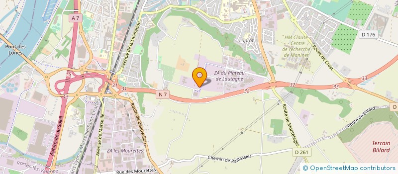 localisation de l'entreprise GEXCO  VALENCE