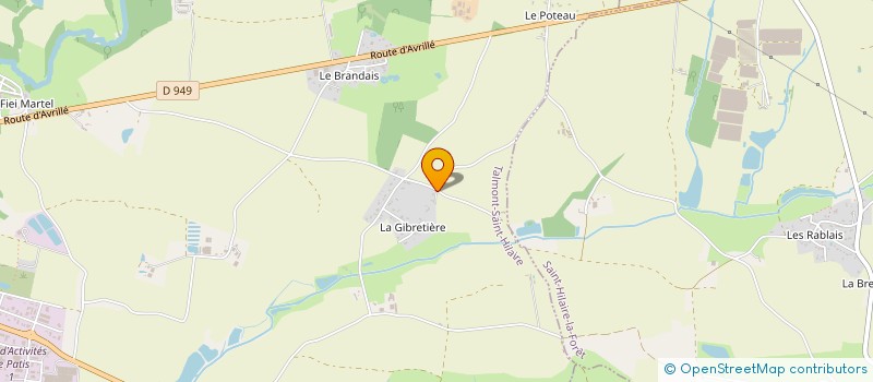 localisation de l'entreprise GEXEDIS  TALMONT-SAINT-HILAIRE