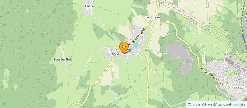 localisation de l'entreprise GEXF2IMO  CHEZERY-FORENS