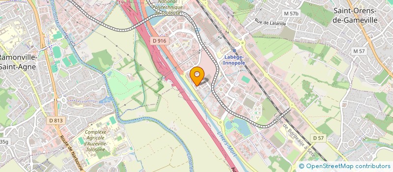 localisation de l'entreprise GEXIA CONSEIL à LABEGE