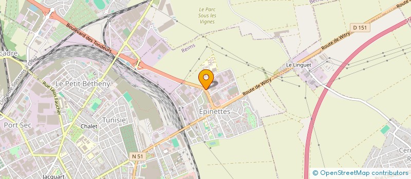 localisation de l'entreprise GEXIAL MEUBLES à REIMS