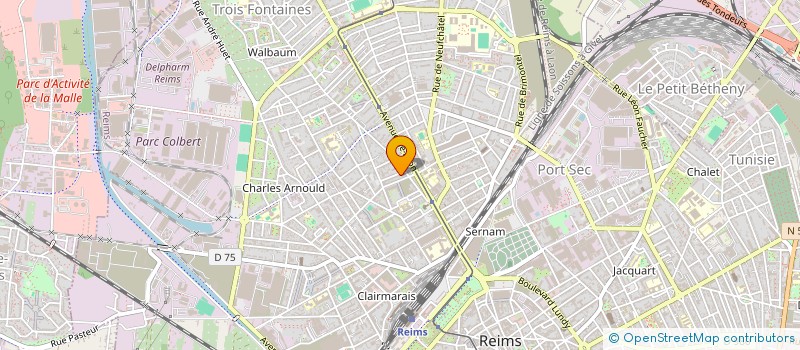 localisation de l'entreprise GEXIALBOIS à REIMS