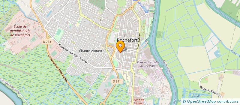 localisation de l'entreprise GEXMO SARL à ROCHEFORT