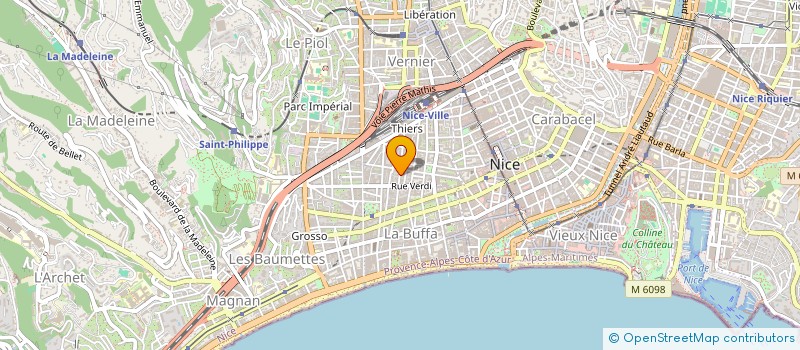 localisation de l'entreprise GEXOF AUTOMOBILES à NICE