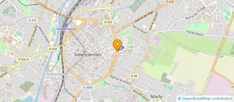 localisation de l'entreprise GEXPEO à VALENCIENNES