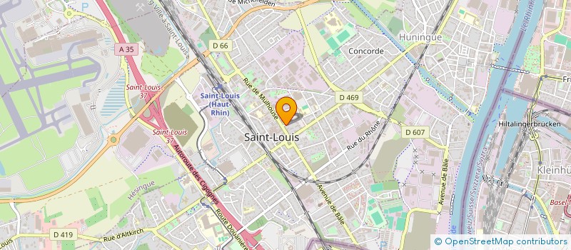 localisation de l'entreprise GEXPERTEAM CONNECT  SAINT-LOUIS