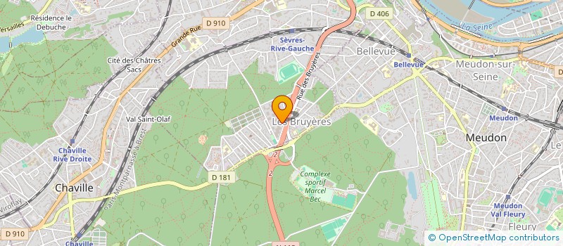 localisation de l'entreprise GEXPERTISE CONSEIL  SEVRES