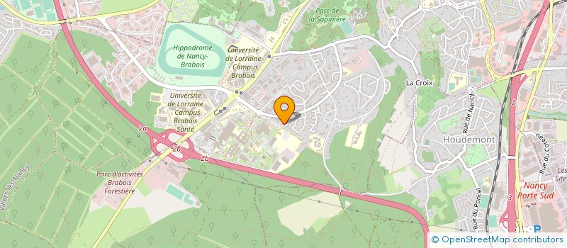 localisation de l'entreprise GEXPLORE à VANDŒUVRE-LES-NANCY