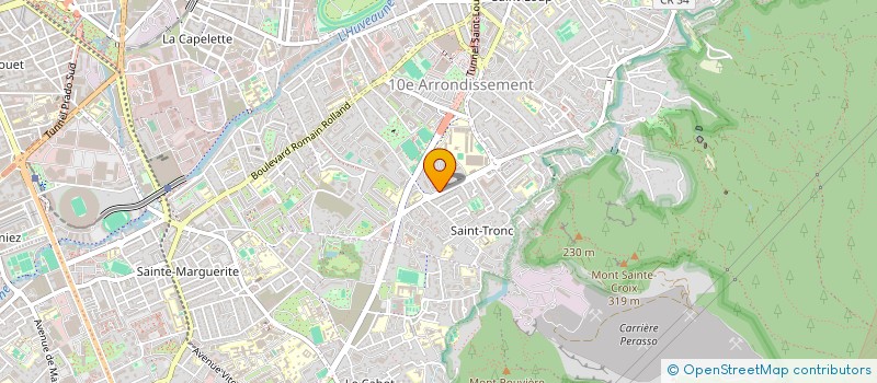localisation de l'entreprise GEY à MARSEILLE 10