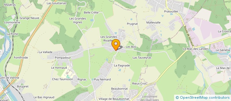 localisation de l'entreprise GEYOU  AIXE-SUR-VIENNE