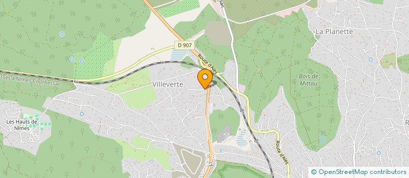 localisation de l'entreprise GEYSTAB  NIMES