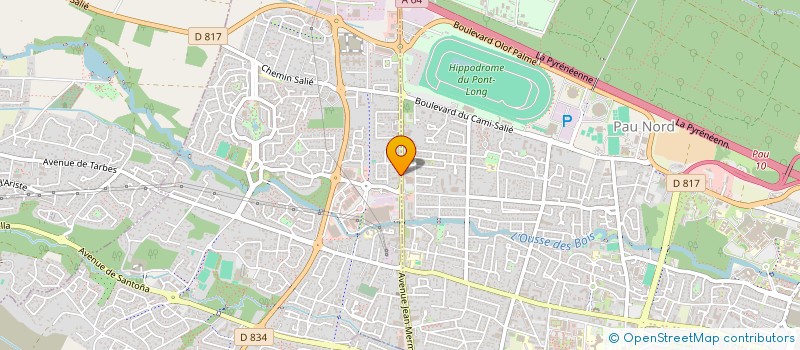 localisation de l'entreprise GEZE IMMO à LONS