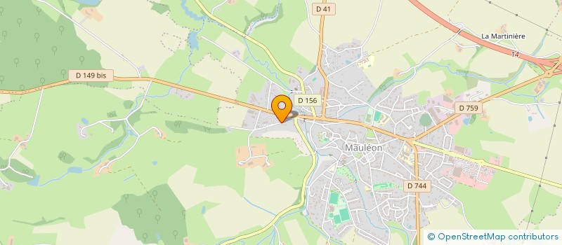 localisation de l'entreprise GEZI  MAULEON